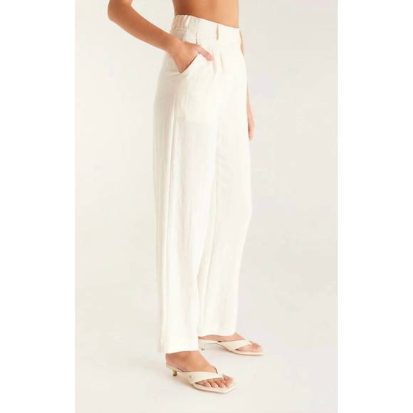 NEW Z SUPPLY lucy airy pant in white - Picture 2 of 3